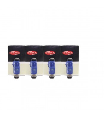 KIT 04 BICOS INJETORES GM ONIX 1.0 FLEX  DELPHI 24578819